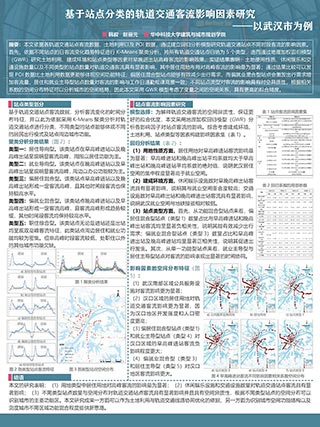基于站点分类的轨道交通客流影响因素研究——以武汉市为例