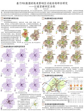 基于POI数据的轨道影响区功能结构特征研究——以南京都市区为例