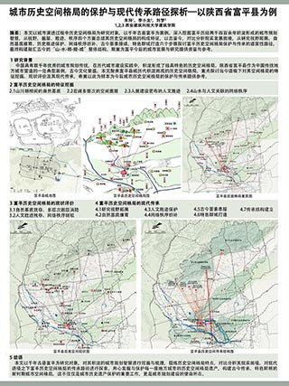城市历史空间格局的保护与现代传承路径探析——以陕西省富平县为例