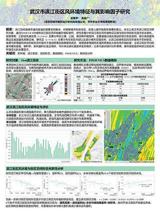 武汉市滨江街区风环境特征与其影响因子研究