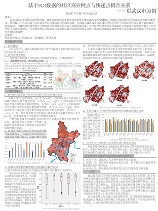 基于POI数据的社区商业网点与快递点耦合关系——以武汉市为例