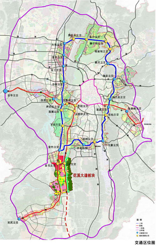 贵阳二环四路城市控制带