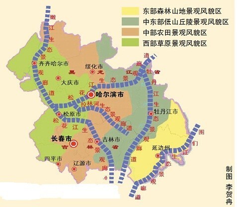哈长城市群构建"双核一轴两带"_资讯频道_中国城市图片