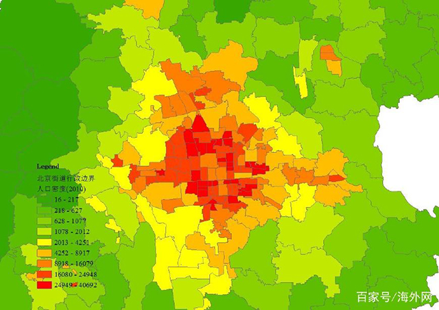 人口密度_北京人口密度图
