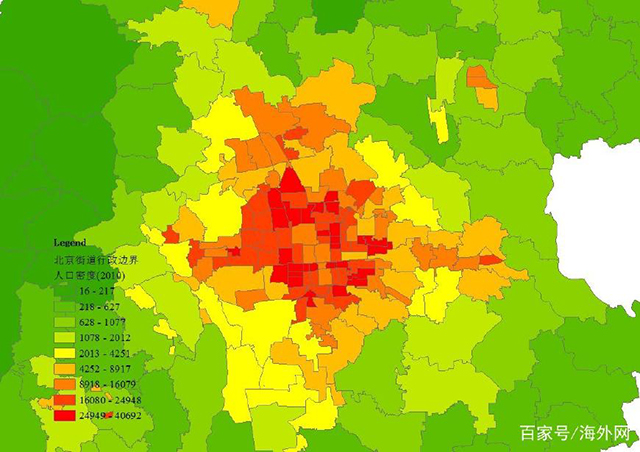 人口密度_北京市人口密度图