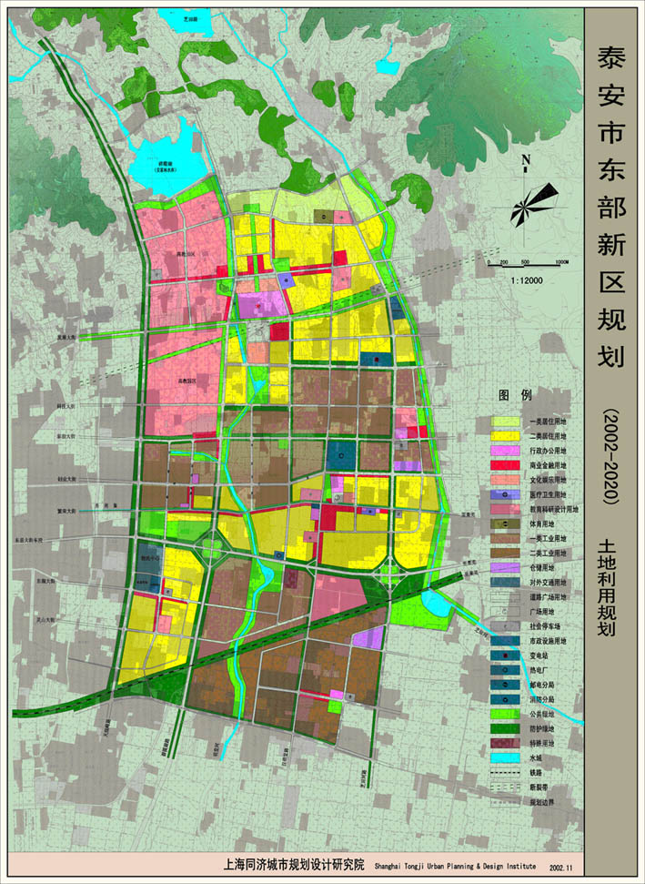 泰安南高新区搬迁规划