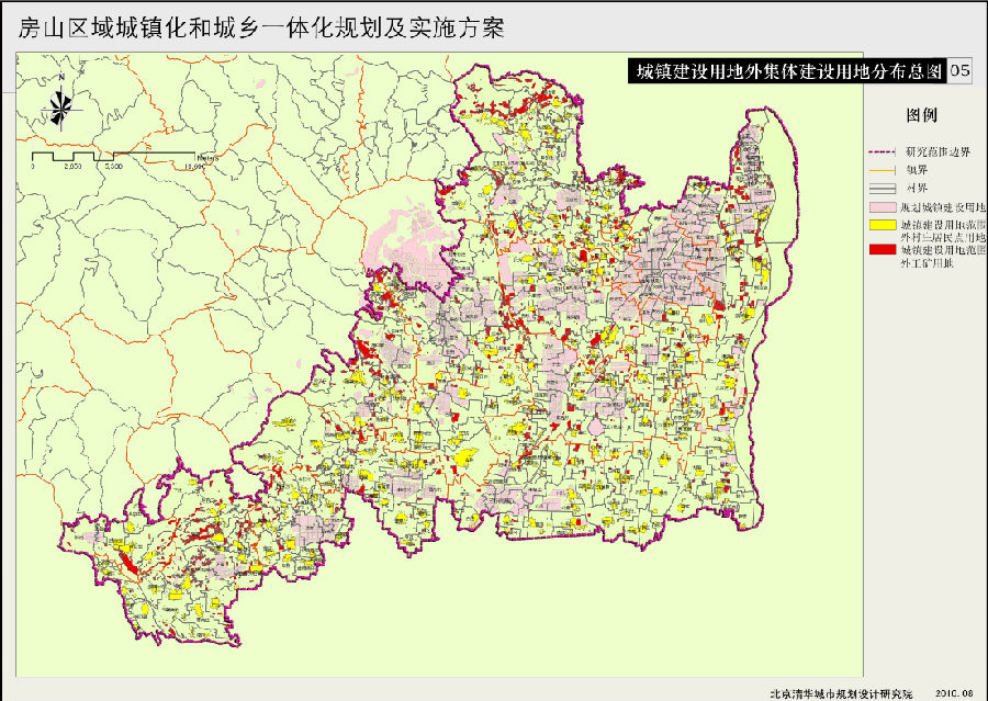 城镇建设用地外集体建设用地分布总图