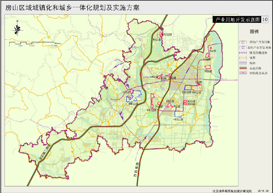 产业开发与工业用地分布图