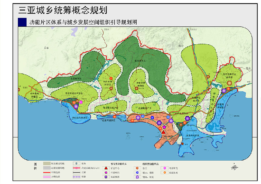 三亚规划图高清图片