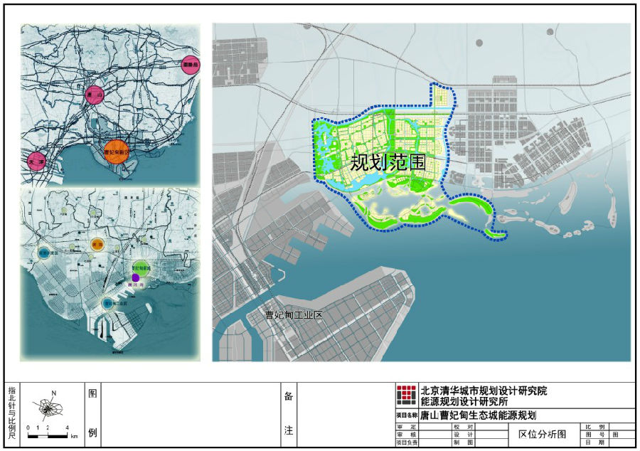 曹妃甸生态城区位分析图