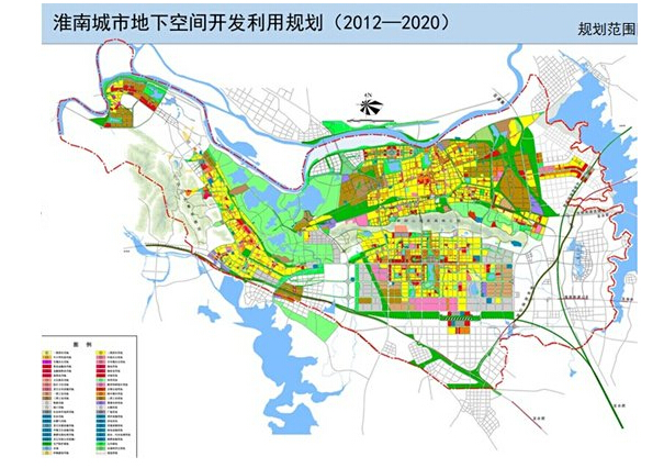 淮南市东进规划图图片