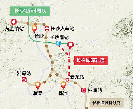 株洲智轨线路图2020图片