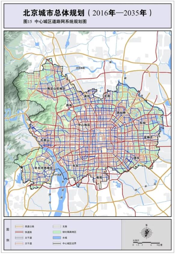 北京中央核心区规划图图片