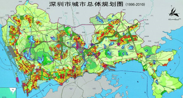 深圳2030年总体规划图图片